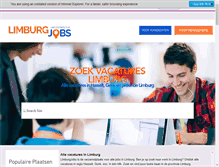 Tablet Screenshot of limburgjobs.be